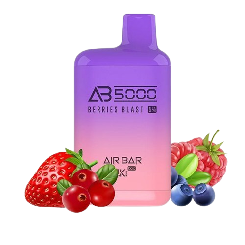 Air Bar AB5000 5,000 Puff Nicotine Disposable-Suorin Air Bar-Berries Blast-NYC Glass