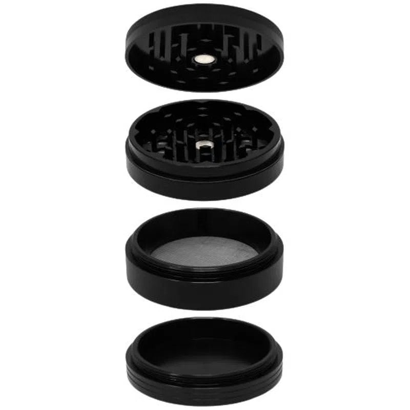 Cali Crusher® O.G. 3" 4 Piece Hard Top Grinder-Cali Crusher-Black-NYC Glass
