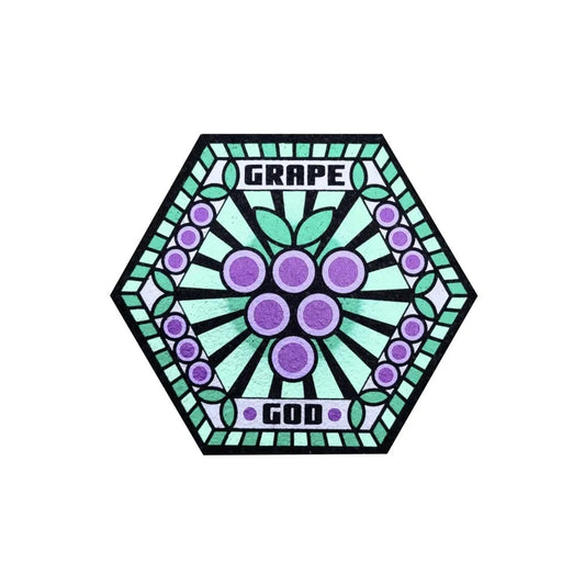 GRAPE_GOD GLOW-IN-THE-DARK MOODMAT-Grape God-NYC Glass