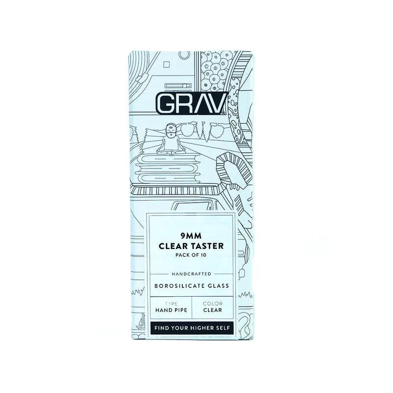 GRAV® 9mm Clear Taster - Pack of 10-GRAV-NYC Glass