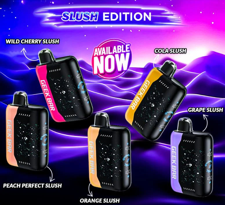 Geek Bar Pulse X Slush Edition 25K Puffs Disposable Vape NYC GLASS 718 Geek Bar Pulse X Slush Edition 25K Puffs Disposable Vape NYC GLASS 718