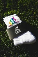 HASHHOUSE SOCKS 2 PAIRS WHITE & BLACK-Hash House-NYC Glass