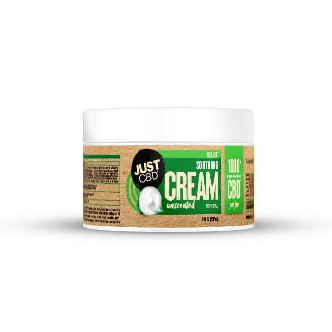 JUST CBD Pain Relief Cream Jar 1000mg-Just CBD-Unscented-NYC Glass