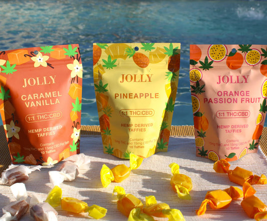 Jolly Cannabis THC:CBD Taffy-Jolly-NYC Glass