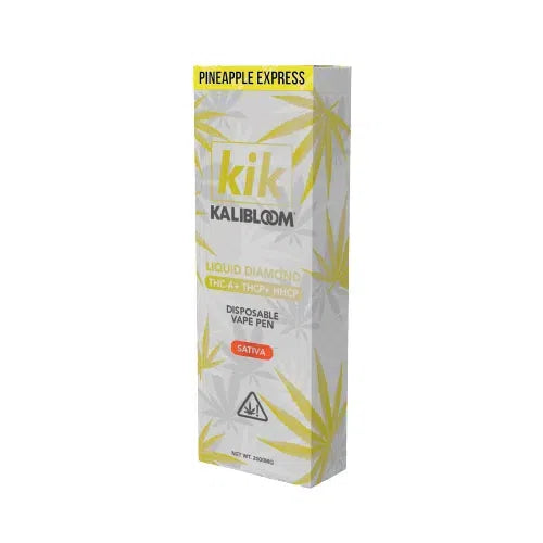 Kalibloom Kik Liquid Diamond (THC-A, THC-P, HHCP) 2000mg Disposable-Kalibloom-Pineapple Express (Sativa)-NYC Glass