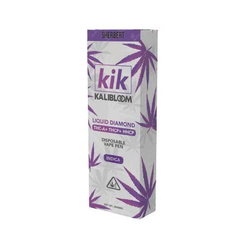 Kalibloom Kik Liquid Diamond (THC-A, THC-P, HHCP) 2000mg Disposable-Kalibloom-Sherbert (Indica)-NYC Glass