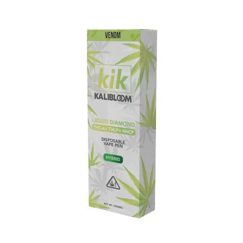 Kalibloom Kik Liquid Diamond (THC-A, THC-P, HHCP) 2000mg Disposable-Kalibloom-Venom OG (Hybrid)-NYC Glass