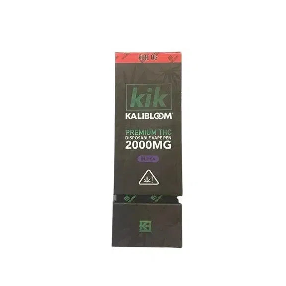 Kalibloom Kik Premium Legal THC 2000mg Disposable (Delta-8, CBN, HHC-P, THC-P, THC-V)-Kalibloom-Fire OG (Indica)-NYC Glass