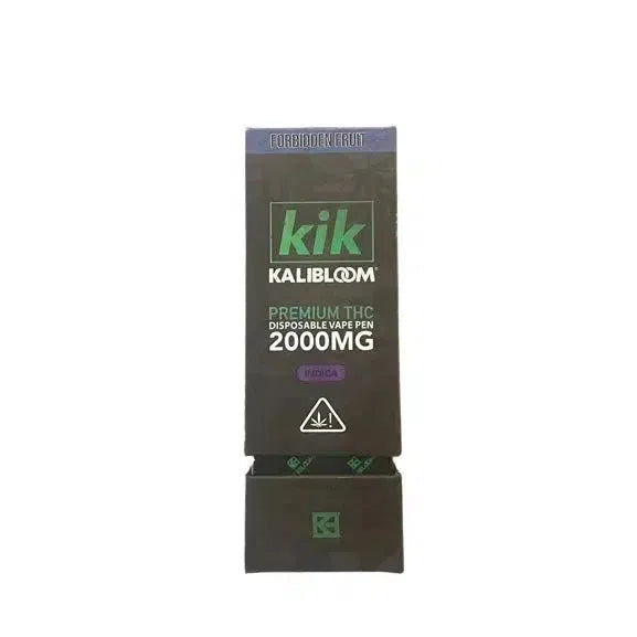 Kalibloom Kik Premium Legal THC 2000mg Disposable (Delta-8, CBN, HHC-P, THC-P, THC-V)-Kalibloom-Forbidden Fruit (Indica)-NYC Glass