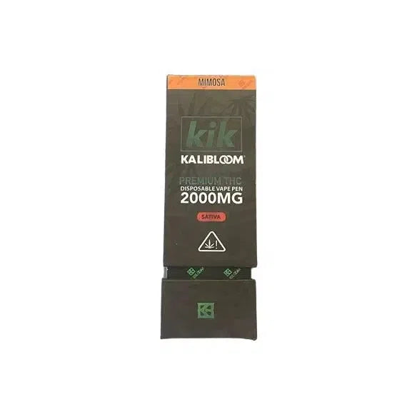 Kalibloom Kik Premium Legal THC 2000mg Disposable (Delta-8, CBN, HHC-P, THC-P, THC-V)-Kalibloom-Mimosa (Sativa)-NYC Glass