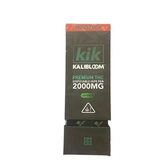 Kalibloom Kik Premium Legal THC 2000mg Disposable (Delta-8, CBN, HHC-P, THC-P, THC-V)-Kalibloom-Orange Crush (Hybrid)-NYC Glass