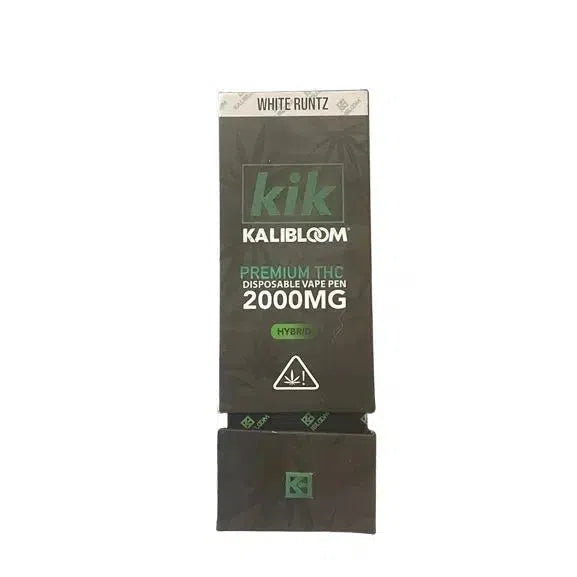 Kalibloom Kik Premium Legal THC 2000mg Disposable (Delta-8, CBN, HHC-P, THC-P, THC-V)-Kalibloom-White Runtz (Hybrid)-NYC Glass