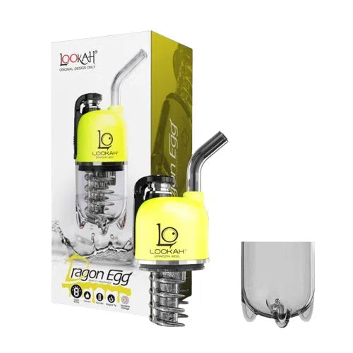 Lookah Dragon Egg Mini Portable E-Rig-Lookah-Neon Green-NYC Glass