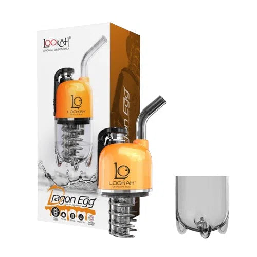 Lookah Dragon Egg Mini Portable E-Rig-Lookah-Orange-NYC Glass