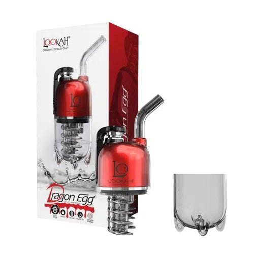 Lookah Dragon Egg Mini Portable E-Rig-Lookah-Red-NYC Glass
