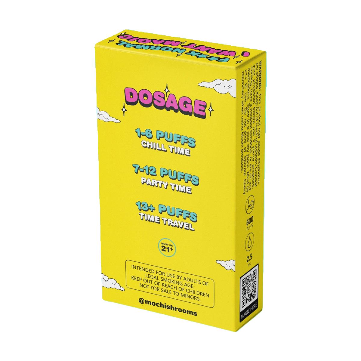 Mochi Magic Mushroom Microdose Disposable-Mochi-NYC Glass