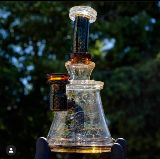 Mothership 1/1 Hive 10mm Beaker-Mothership Glass-NYC Glass
