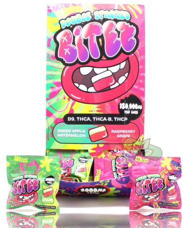 OCHO EXTRACTS X TRIP DRIP X SUGAR DOUBLE STACKED BITEZ 2000MG-Ocho-Strawberry Watermelon-NYC Glass