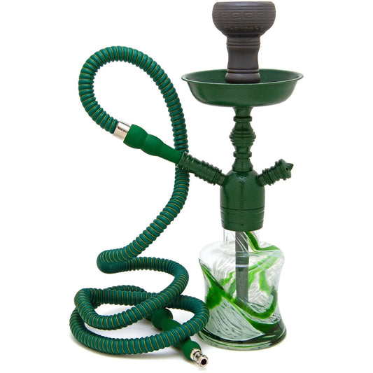 Pharaohs Sari 14.5" Hookah - Assorted Colors-Pharaohs-Green-NYC Glass