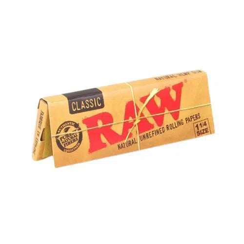 RAW Classic Rolling Papers 1 1/4 - 24pk Box-RAW-1 Box (1200 Leaves)-NYC Glass