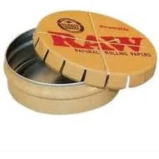 RAW Natural Rolling Papers - Metal Pop Up Storage Tin-RAW-NYC Glass