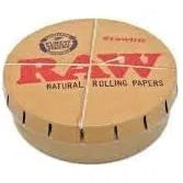RAW Natural Rolling Papers - Metal Pop Up Storage Tin-RAW-NYC Glass