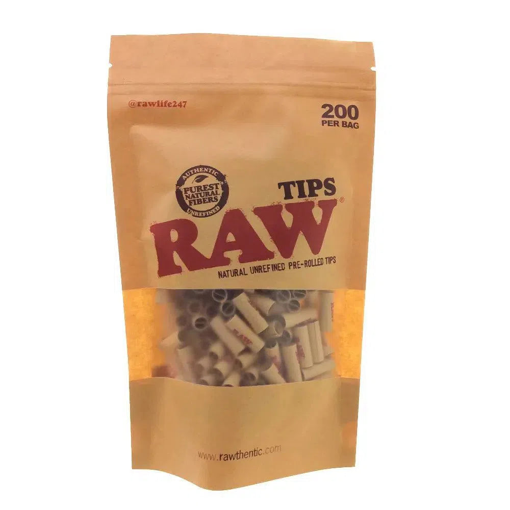 RAW Pre-Rolled Tips Bag of 200-RAW-NYC Glass