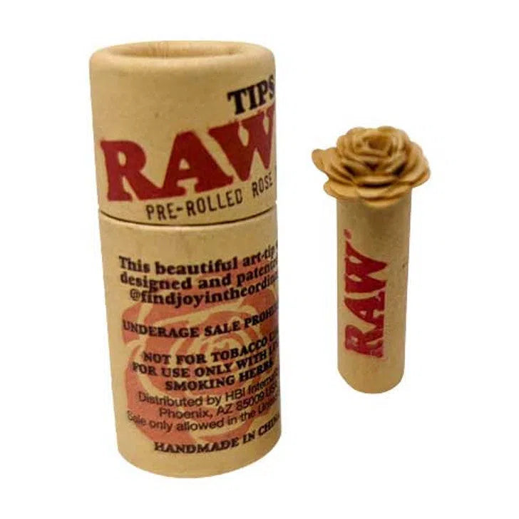 Raw Pre-Rolled Rose Tip Full Box-RAW-NYC Glass