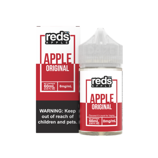 Reds Apple by 7 Daze Freebase E-Juice 100mL-Reds Apple by 7 Daze-Apple-0mg-NYC GLASS 718