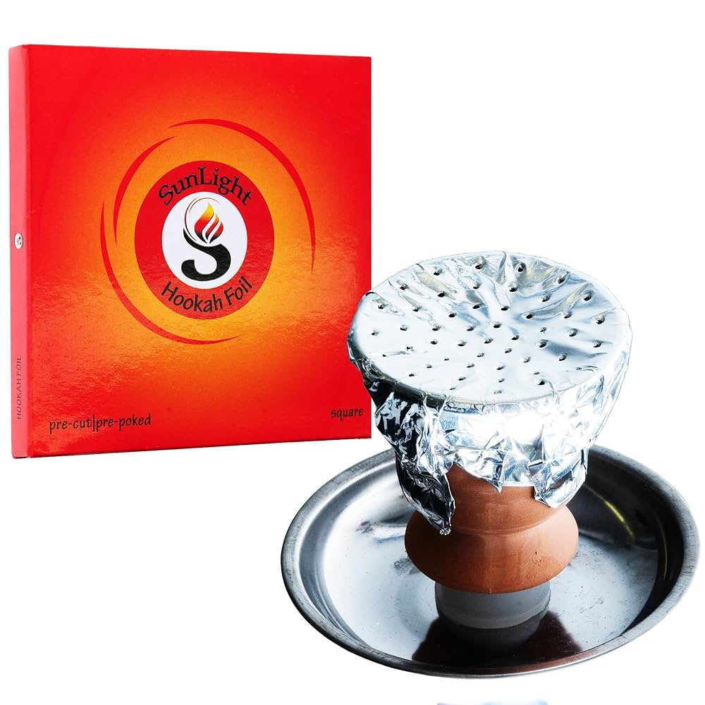 Sunlight Hookah Foil 100ct Square-Sunlight-NYC GLASS 718