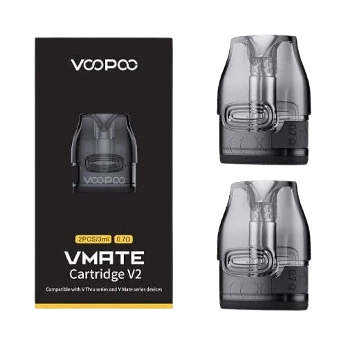 VooPoo Vmate V2 Replacement Pods-VooPoo-0.7ohm 3ml 2pk-NYC Glass