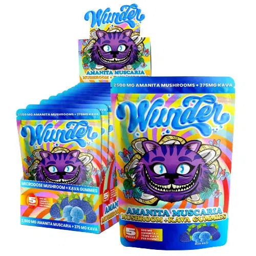 Wunder Amanita Muscaria Mushroom + Kava Gummies 2500mg-Wunder-NYC Glass