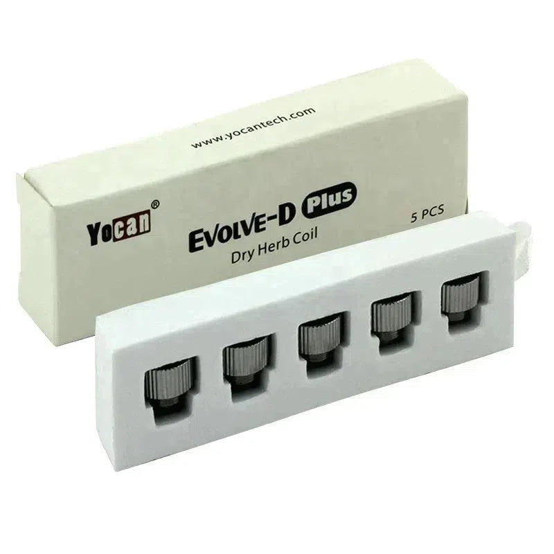 Yocan Evolve D Plus Dry Herb Coil 5Pk-Yocan-NYC Glass