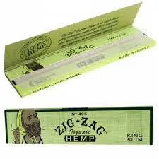 Zig Zag King Size Organic Hemp Rolling Papers - 24pk Box-Zig Zag-NYC Glass