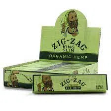 Zig Zag King Size Organic Hemp Rolling Papers - 24pk Box-Zig Zag-NYC Glass