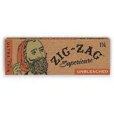 Zig Zag Unbleached 1 1/4 Rolling Papers - 24pk Box-Zig Zag-NYC Glass