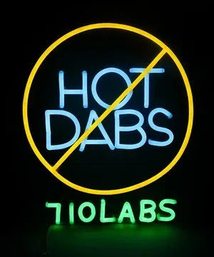 710 Labs Neon Signs - LIMITED EDITION-710 Labs-NO HOT DABS V2 NEON-NYC Glass