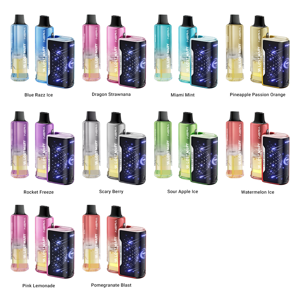 Lost Mary Nera Fullview 70K Disposable Vape Dual Pod 24mL Rechargeable