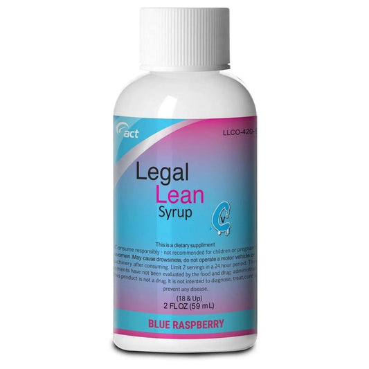 Act Legal Lean 2oz Sleep Aid Syrup-Act-Blue Raspberry-NYC Glass