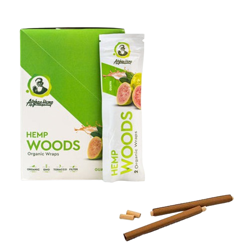 Afghan Hemp Woods Self Rolling Wraps-Afghan Hemp-Guava-NYC Glass