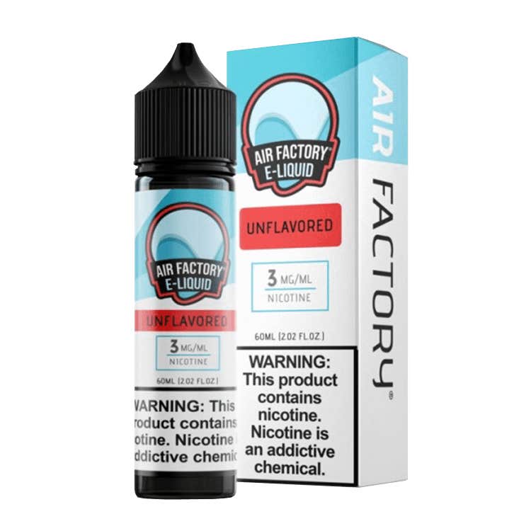 Air Factory Freebase E-Juice 60ml-Air Factory-Unflavored-3mg-NYC Glass