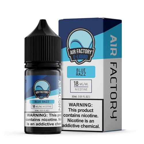 Air Factory Salt Nic E-Juice 30ml-Air Factory-Blue Razz-18mg-NYC Glass