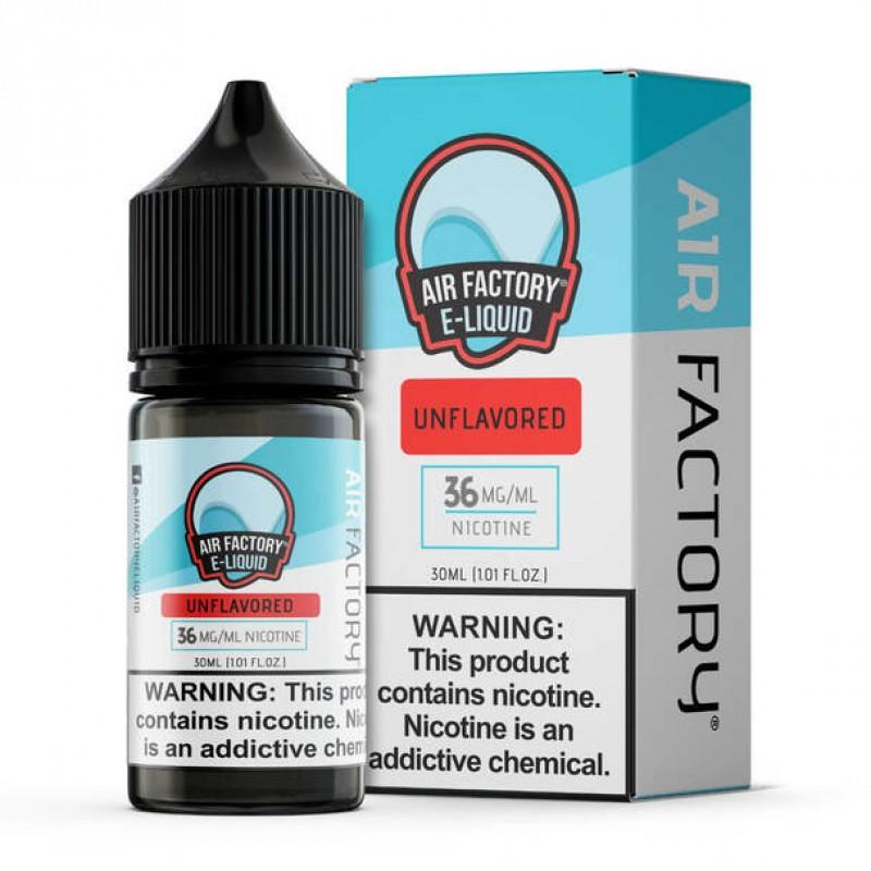 Air Factory Salt Nic E-Juice 30ml-Air Factory-Unflavored-18mg-NYC Glass