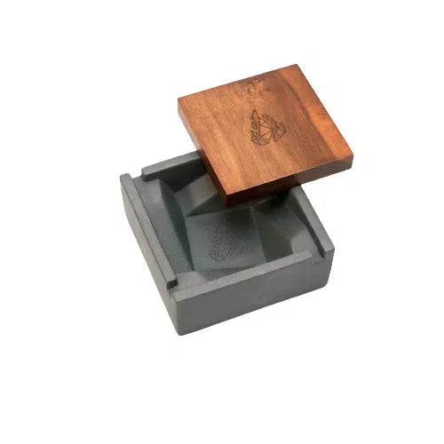 BRNT Designs Briq Concrete Ash Tray-BRNT-Boreal-NYC Glass