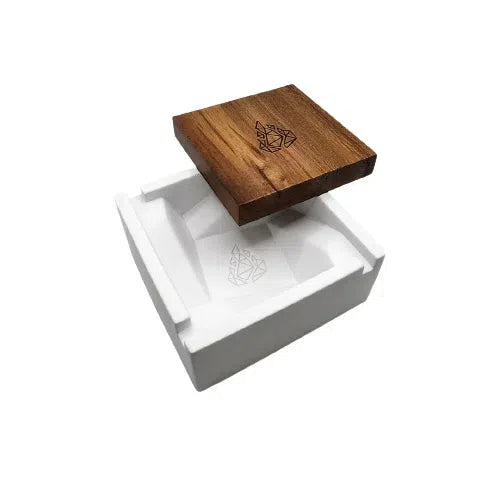 BRNT Designs Briq Concrete Ash Tray-BRNT-White-NYC Glass