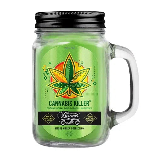 Beamer Candle Co. Smoke Killer Collection Large 12oz Candle-Beamer Candle Co.-Cannabis Killer-NYC Glass