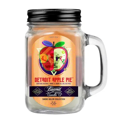 Beamer Candle Co. Smoke Killer Collection Large 12oz Candle-Beamer Candle Co.-Detroit Apple Pie-NYC Glass