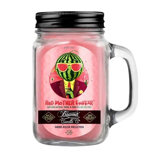 Beamer Candle Co. Smoke Killer Collection Large 12oz Candle-Beamer Candle Co.-Red Mother Fucker-NYC Glass