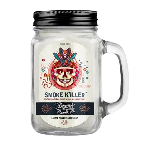 Beamer Candle Co. Smoke Killer Collection Large 12oz Candle-Beamer Candle Co.-Smoke Killer Scent-NYC Glass