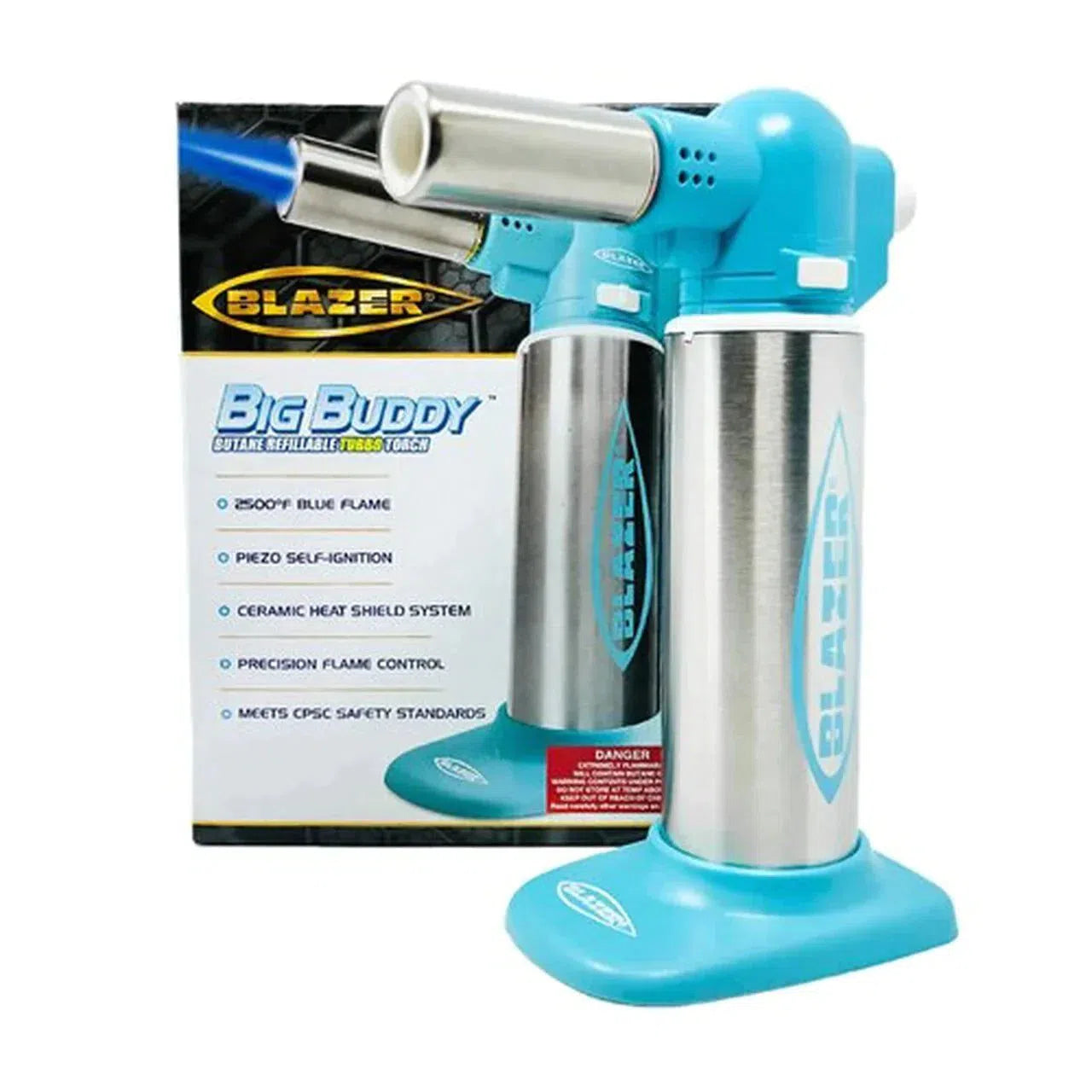 Blazer Big Buddy Turbo Torch-Blazer-Teal-NYC Glass